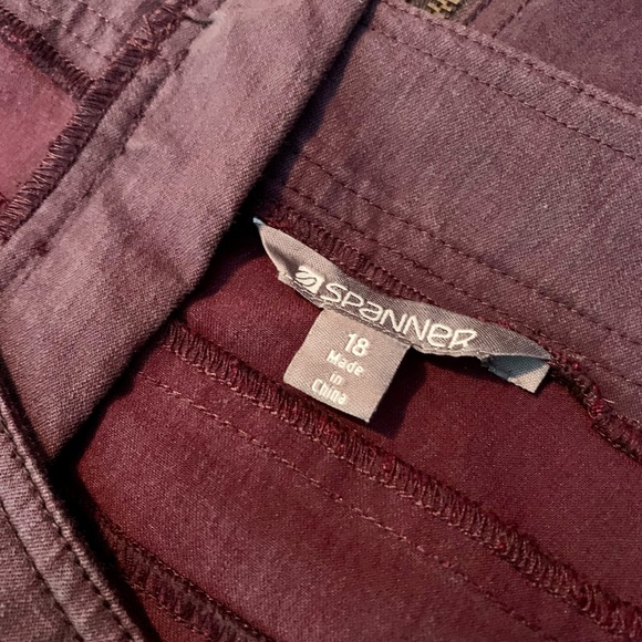 049 SPANNER plus cotton back zip skirt - Picture 5 of 6